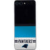 NFL Carolina Panthers White Striped Galaxy Z Flip5 5G Skin