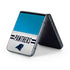 NFL Carolina Panthers White Striped Galaxy Z Flip5 5G Skin