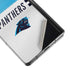 NFL Carolina Panthers White Striped Galaxy Z Fold2 5G Skin