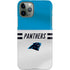 NFL Carolina Panthers White Striped iPhone 11 Pro Lite Case