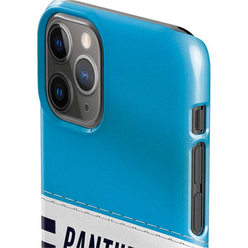 NFL Carolina Panthers White Striped iPhone 11 Pro Lite Case