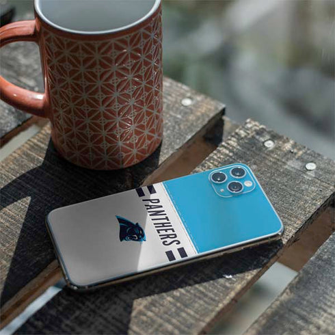 NFL Carolina Panthers White Striped iPhone 11 Pro Max Skin