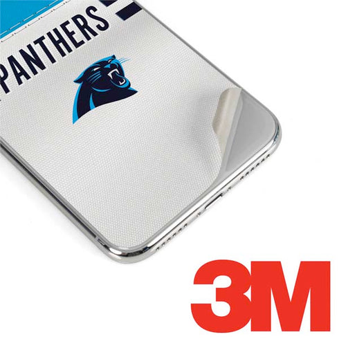 NFL Carolina Panthers White Striped iPhone 11 Pro Skin