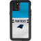 NFL Carolina Panthers White Striped iPhone 11 Pro Waterproof Case