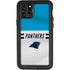 NFL Carolina Panthers White Striped iPhone 11 Pro Waterproof Case