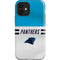 NFL Carolina Panthers White Striped iPhone 12 Impact Case