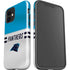 NFL Carolina Panthers White Striped iPhone 12 Impact Case