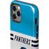 NFL Carolina Panthers White Striped iPhone 12 Pro Impact Case