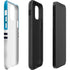 NFL Carolina Panthers White Striped iPhone 12 Pro Impact Case