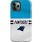 NFL Carolina Panthers White Striped iPhone 12 Pro Max Impact Case
