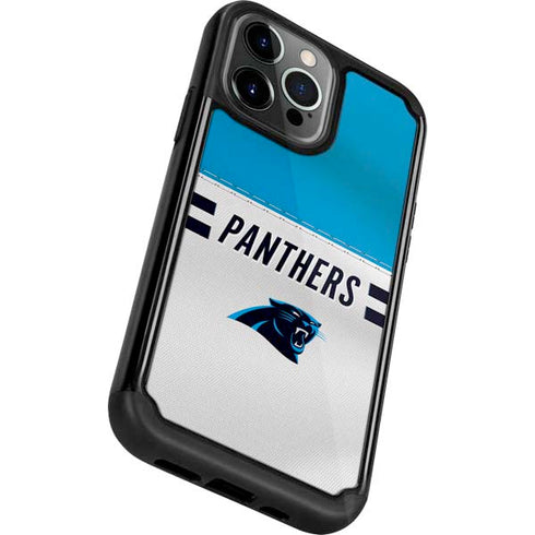 NFL Carolina Panthers White Striped iPhone 13 Pro Cargo Case