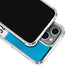 NFL Carolina Panthers White Striped iPhone 13 Pro Clear Case