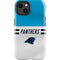 NFL Carolina Panthers White Striped iPhone 14 Plus Impact Case