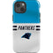 NFL Carolina Panthers White Striped iPhone 14 Impact Case