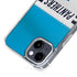 NFL Carolina Panthers White Striped iPhone 14 Plus MagSafe Case