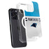 NFL Carolina Panthers White Striped iPhone 15 Pro MagSafe Case