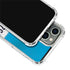 NFL Carolina Panthers White Striped iPhone 14 Pro Max Clear Case