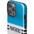 NFL Carolina Panthers White Striped iPhone 15 Pro Max Impact Case