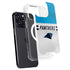 NFL Carolina Panthers White Striped iPhone 14 Pro Max MagSafe Case