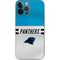 NFL Carolina Panthers White Striped iPhone 14 Pro Max Skin