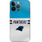 NFL Carolina Panthers White Striped iPhone 14 Pro Skin