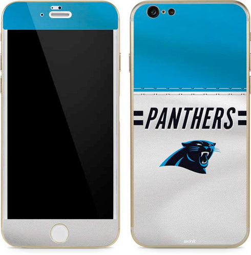 NFL Carolina Panthers White Striped iPhone 6/6s Skin