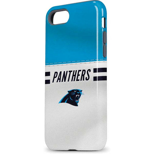 NFL Carolina Panthers White Striped iPhone 7 Pro Case