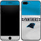 NFL Carolina Panthers White Striped iPhone 8 Plus Skin