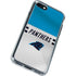 NFL Carolina Panthers White Striped iPhone SE (2nd & 3rd Gen) Clear Case