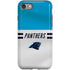 NFL Carolina Panthers White Striped iPhone SE (2nd & 3rd Gen) Pro Case