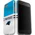 NFL Carolina Panthers White Striped iPhone SE (2nd & 3rd Gen) Pro Case