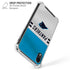 NFL Carolina Panthers White Striped iPhone XR Clear Case