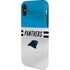 NFL Carolina Panthers White Striped iPhone XS Pro Case