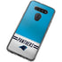 NFL Carolina Panthers White Striped LG K51/Q51 Clear Case