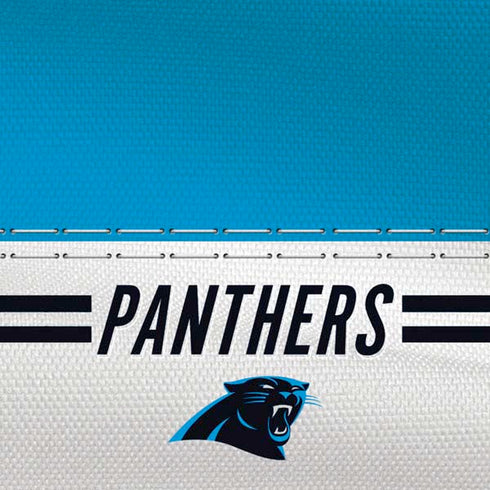 NFL Carolina Panthers White Striped Moto E5 Play Skin