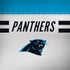 NFL Carolina Panthers White Striped Moto G6 Skin