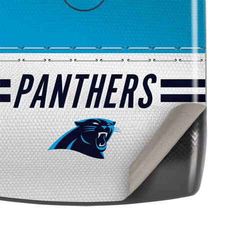 NFL Carolina Panthers White Striped Motorola RAZR Skin