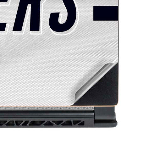 NFL Carolina Panthers White Striped MSI GS65 Stealth Laptop Skin