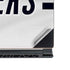 NFL Carolina Panthers White Striped MSI GS65 Stealth Laptop Skin
