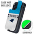 NFL Carolina Panthers White Striped Otterbox Defender iPhone Skin