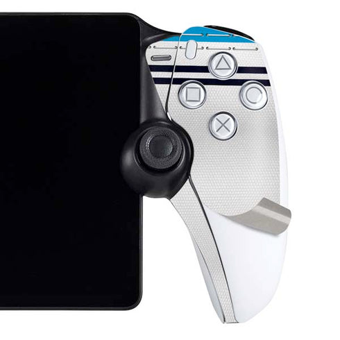 NFL Carolina Panthers White Striped PlayStation Portal Remote Player Skin
