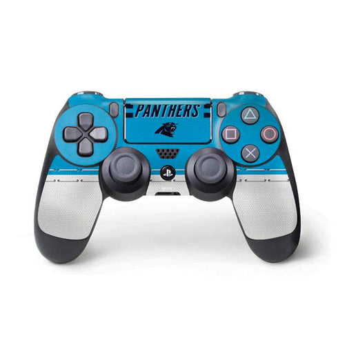 NFL Carolina Panthers White Striped PS4 Pro/Slim Controller Skin