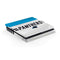 NFL Carolina Panthers White Striped PS4 Slim Skin