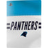 NFL Carolina Panthers White Striped PS5 Digital Edition Console Skin