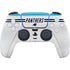 NFL Carolina Panthers White Striped PS5 Controller Skin