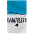 NFL Carolina Panthers White Striped PS5 Slim Disk Bundle Skin