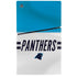 NFL Carolina Panthers White Striped PS5 Slim Disk Console Skin