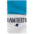 NFL Carolina Panthers White Striped PS5 Slim Disk Console Skin