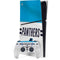 NFL Carolina Panthers White Striped PS5 Slim Digital Edition Bundle Skin
