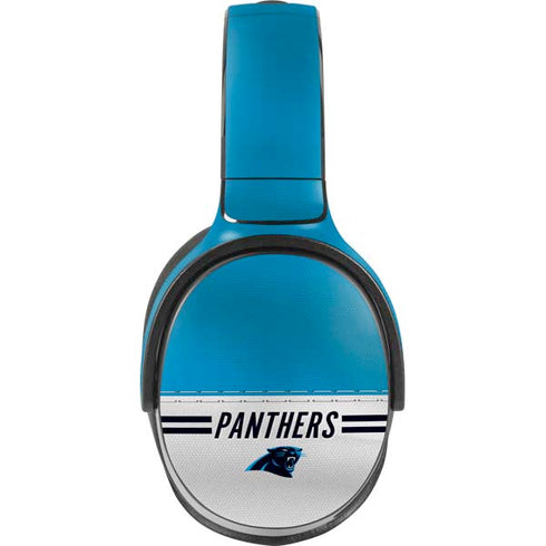 NFL Carolina Panthers White Striped Skullcandy Venue Skin